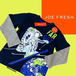 NWT Joe Fresh “Far Out” Glow In The Dark Graphic